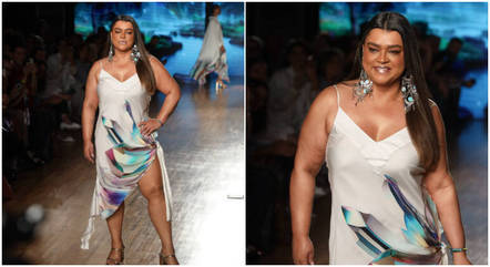 Preta Gil desfila no SPFW