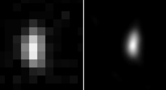 Primeiras imagens da Ultima Thule são borrões em preto e branco 