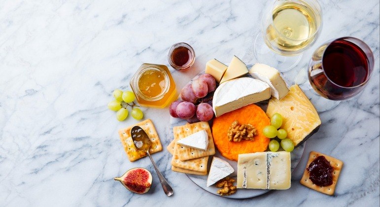 Principais harmonizações de queijos e vinhos