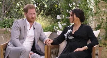 Harry e Meghan em entrevista a Oprah