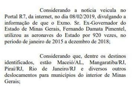 Trecho em cita reportagem do R7 deste mês