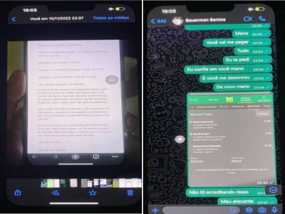 'Eu confiei em você, mano, e você me desonrou', disse Romarinho a Bauermann