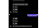 Prints que mostram conversa entre apostador e jogador do Candangão, em 2022