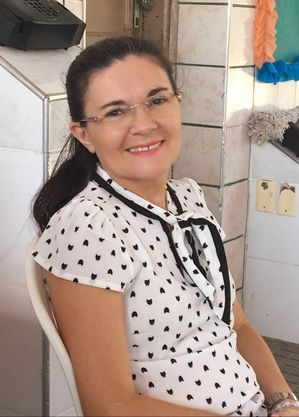 Professora Núbia Rocha, da Escola Nazaré Severiano, no Ceará