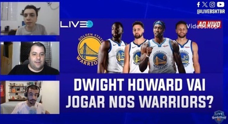 Leonardo Sasso, Octavio Mainenti e Rodrigo Pinheiro falam sobre a possibilidade do pivô Dwight Howard jogar pelo Golden State Warriors na temporada 2023/24