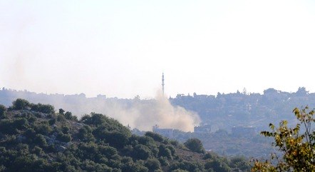 Projétil israelense cai no sul do Líbano