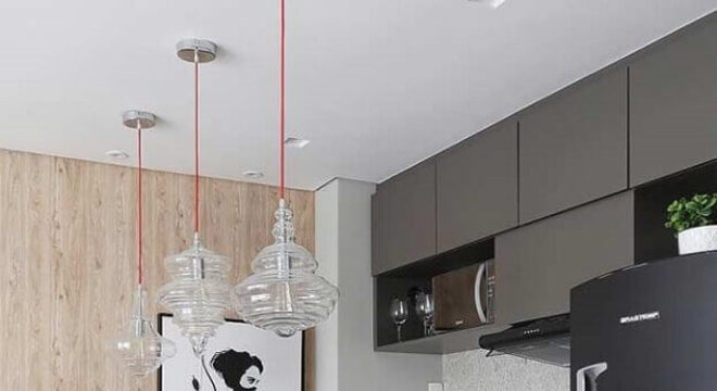 projeto de cozinha moderna pequena