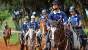 Projeto oferece aulas gratuitas de equitação e equoterapia para crianças (Joel Rodrigues/Agência Brasília )