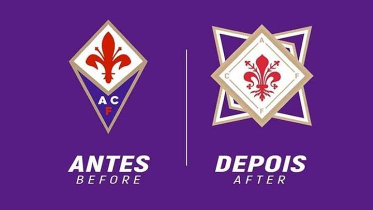 Proposta de mudança para o escudo da Fiorentina, por Lucas Carvalho. Obs: o clube italiano já atualizou o escudo após essa arte.