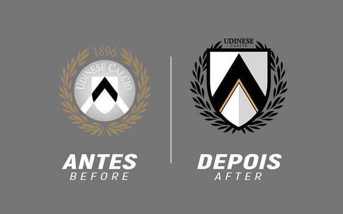 Proposta de mudança para o escudo da Udinese.