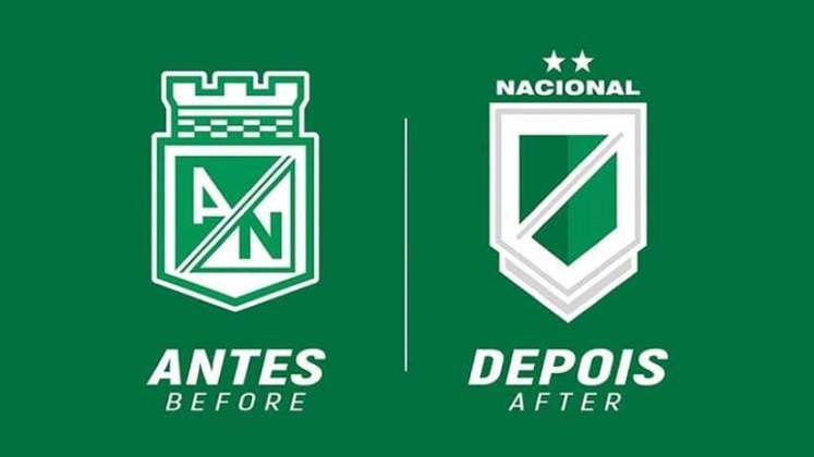 Proposta de mudança para o escudo do Atlético Nacional.