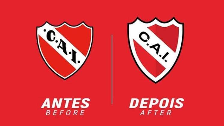 Proposta de mudança para o escudo do Independiente.