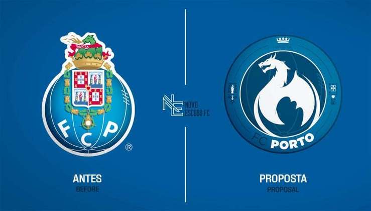 Proposta de mudança para o escudo do Porto.
