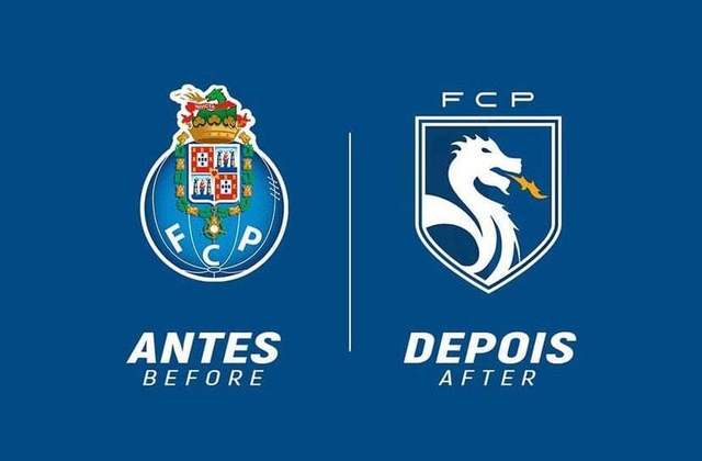 Proposta de mudança para o escudo do Porto, por Lucas Carvalho.