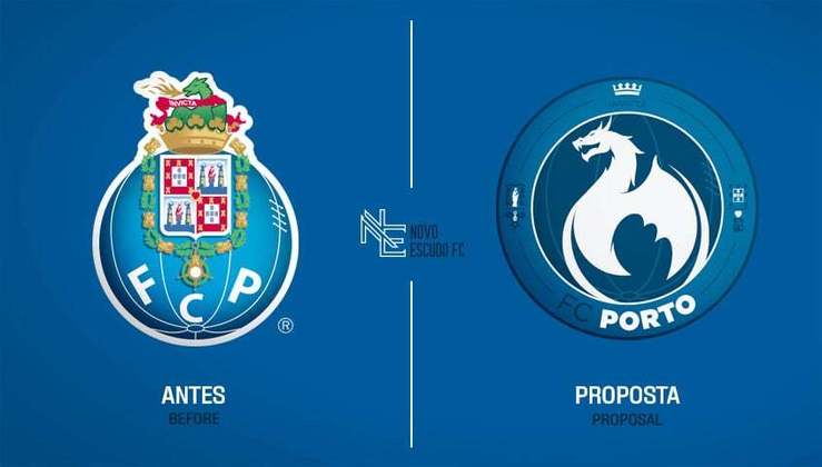 Proposta de mudança para o escudo do Porto, por Vinicius Bianezzi.