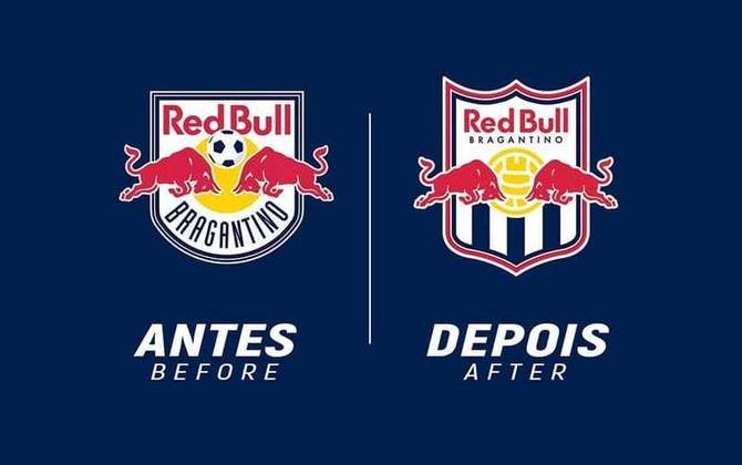 Proposta de mudança para o escudo do Red Bull Bragantino, por Lucas Carvalho.