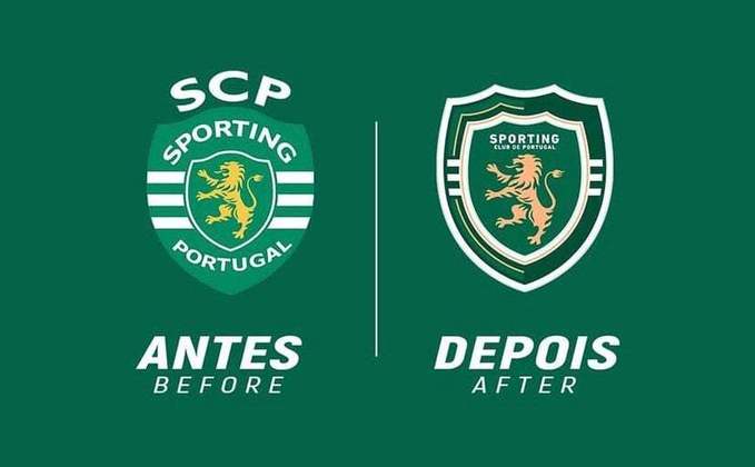 Proposta de mudança para o escudo do Sporting.