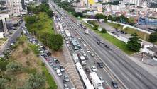 SP: caminhoneiros protestam na Castello contra aumento do ICMS