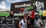 Protesto contra a morte de João Alberto, espancado por seguranças do Carrefour