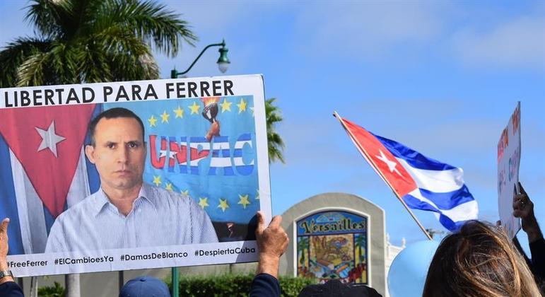 Líder opositor cubano, José Daniel Ferrer está detido desde os protestos de 11 de julho
