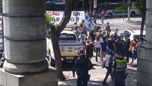 Professor fica gravemente ferido durante manifestação em BH