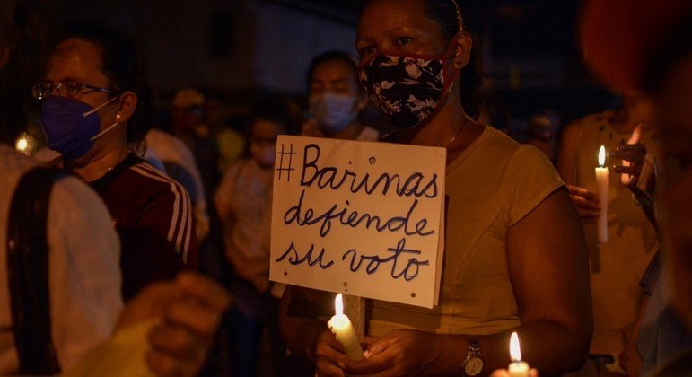 Moradores de Barinas protestam contra ação da Justiça venezuelana
