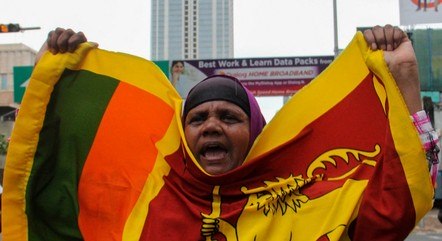 Onda de protestos tomou o Sri Lanka em maio