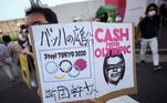 protesto Tóquio 2020,