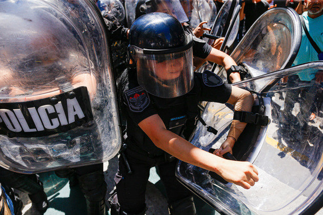 protestos Buenos Aires polícia