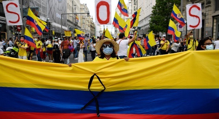 A reforma tributária foi estopim para as manifestações na Colômbia