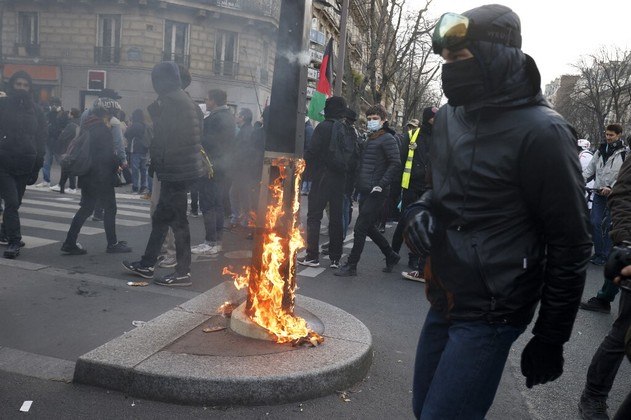 Protestos França