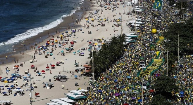  Protestos no Rio, neste domingo