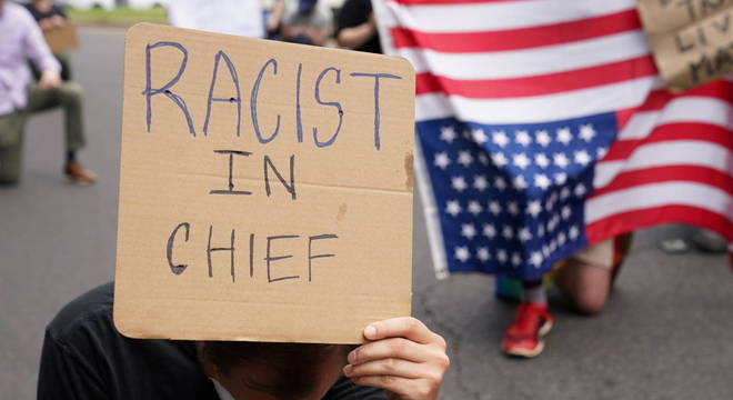 Trump criticou protestos contra racismo nos Estados Unidos
