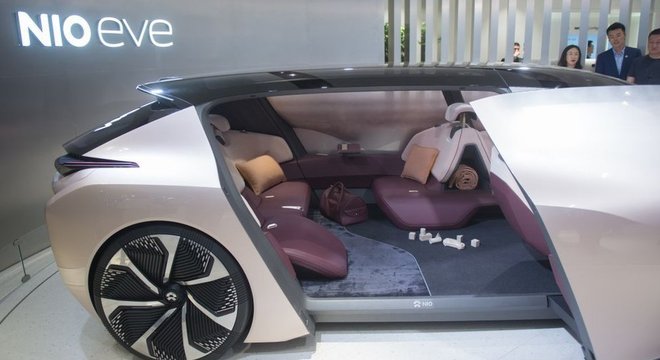 O protótipo mais futurista da NIO é chamado EVE