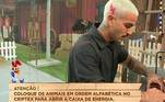 Yuri foi o último a encarar o Fazendão e logo de cara mostrou bastante agilidade. Em vez de levar um animal por vez pelos trilhos, arrastou todos para o centro e depois só os encaixou nos locais corretos. A dificuldade bateu na hora de encontrar as chaves que abriam as caixas de força e ele até levou uma bronca da apresentadora. Vencida a tarefa, o restante seguiu com rapidez