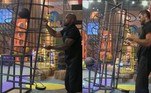 A segunda etapa foi a mais tensa! Os peões deveriam colocar uma bola no topo da espiral e conduzi-la até o final sem deixá-la cair. Black chegou antes de Sander e mostrou bastante habilidade ao concluir a fase na primeira tentativa. O mesmo não pode ser dito sobre o músico: a bola tombou dos trilhos algumas vezes e o atrasou. Quem também não deu sorte foi Shay. Embora tivesse saído à frente de WL, deixou a esfera cair no finalzinho da espiral e teve que começar tudo de novo. O influenciador mostrou maior domínio e conseguiu retomar a liderança