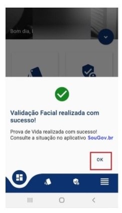 Prova de vida digital do INSS, passo a passo. Este é o nono e último passo.