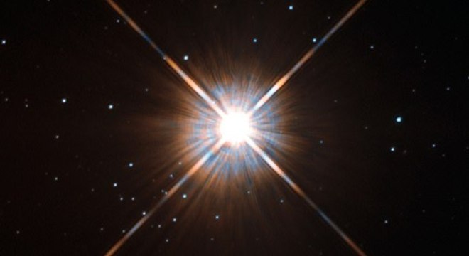 Foto da Proxima Centauri, capturada com a ajuda do telescópio Hubble, da Nasa