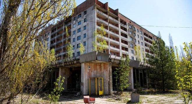 Os arredores da usina nuclear de Chernobyl permanecem abandonados
