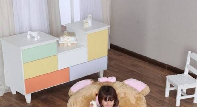 Puff gigante para dormir em formato de urso para brinquedoteca