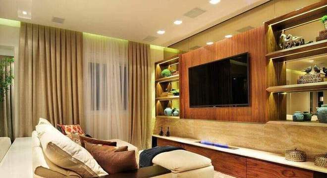 puff quadrado - sala com puff branco 