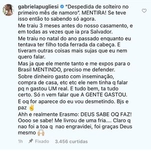 Pugliesi rebateu declaração de Erasmo