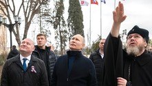 Vladimir Putin vai pela primeira vez à cidade ucraniana de Mariupol