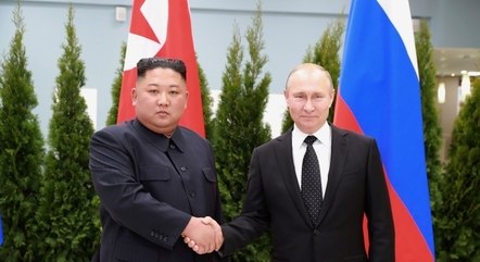A última vez que Kim Jong-un e Vladimir Putin se encontraram foi em 2019