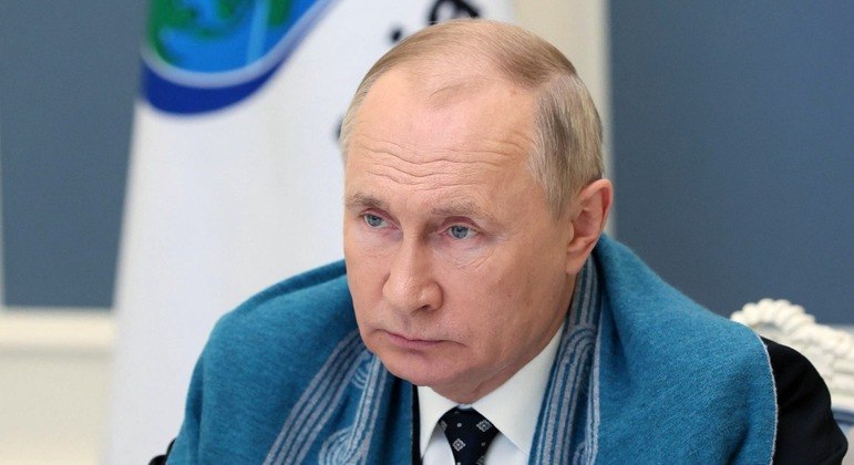 O presidente russo Vladimir Putin participa de uma cúpula online de líderes da APEC 