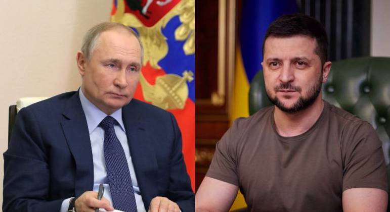 Governos de Putin e Zelenski dão explicações opostas para os mesmos episódios