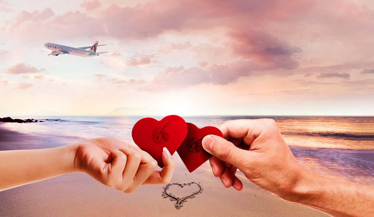 Qatar Airways: promoção para o Dia dos Namorados