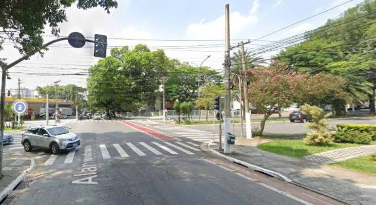 Troca de tiros ocorreu no cruzamento da avenida Indianópolis com a alameda dos Maracatins