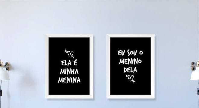 quadro preto e branco para quarto de casal