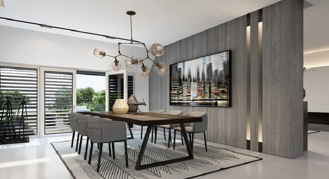 quadros grandes para sala de jantar moderna e sofisticada